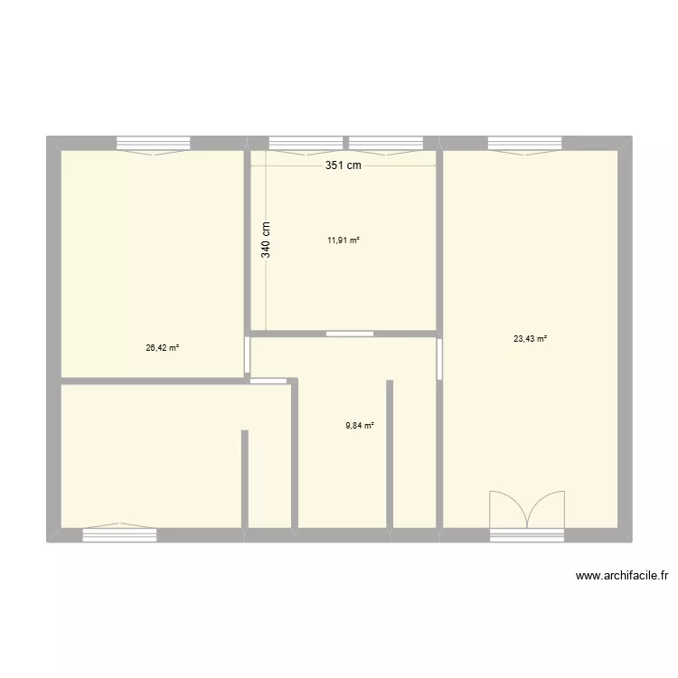 Arthur Defoin Mansarde. Plan de 