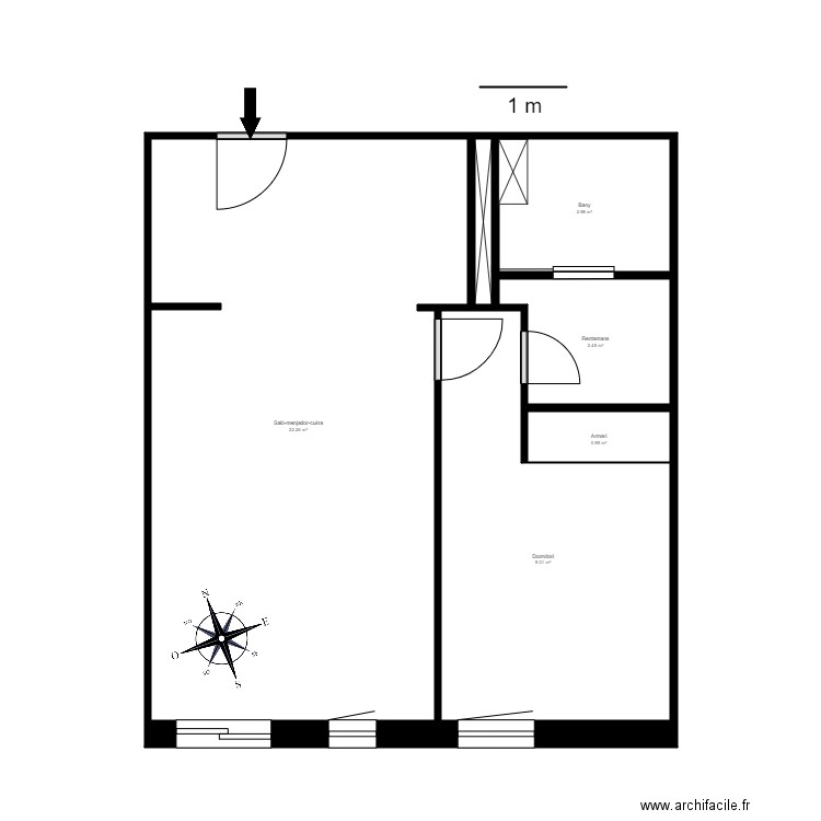 ED NEQUI BLOC B 1 2. Plan de 0 pièce et 0 m2