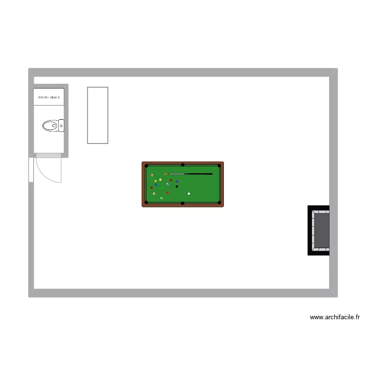 CHAMBRE PARENTALE VIOLLAS GALIENNE AVANT. Plan de CHAMBRE PARENTALE VIOLLAS GALIENNE AVANT. Plan de
