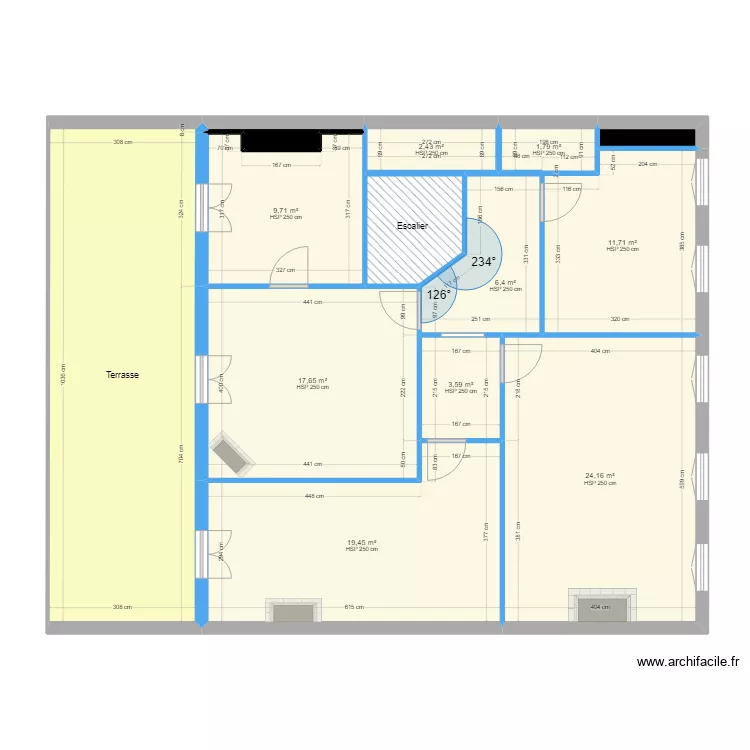 CONDORCET R+1 EDL . Plan de 
