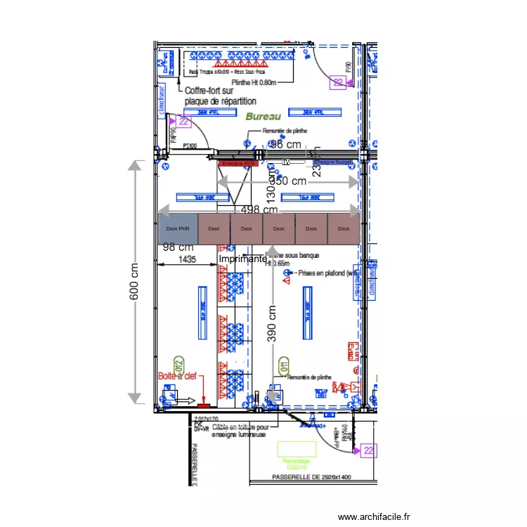 Nantes Gare V4. Plan de 