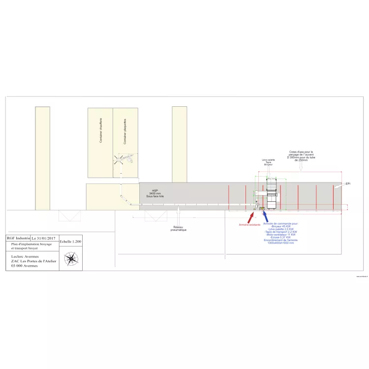 Leclerc Avermes. Plan de Leclerc Avermes. Plan de