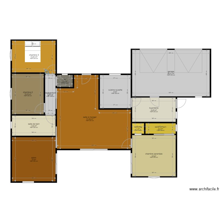 maison. Plan de 0 pièce et 0 m2