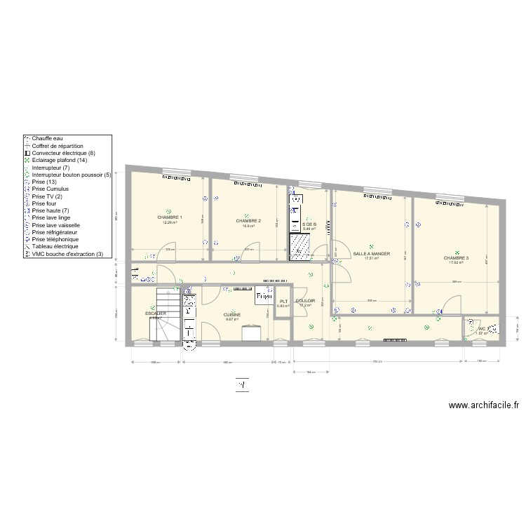 MERCIER BESSINE APPARTEMENT. Plan de 0 pièce et 0 m2