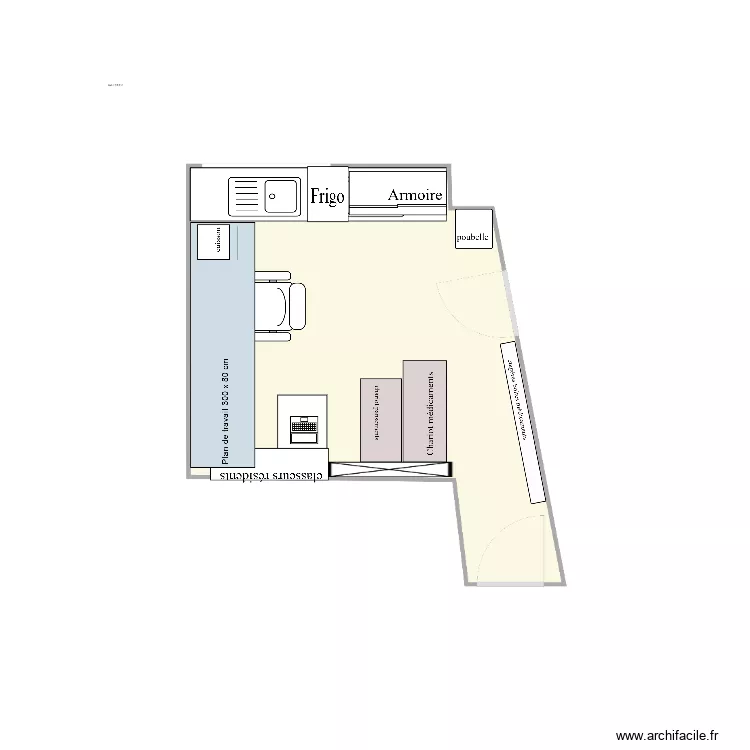 Infirmerie v3. Plan de 