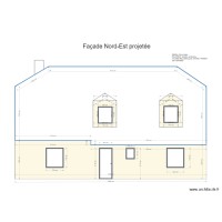 Facade NE projetée