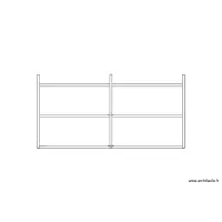 Garage &eacute;tag&egrave;re 1 vue de face