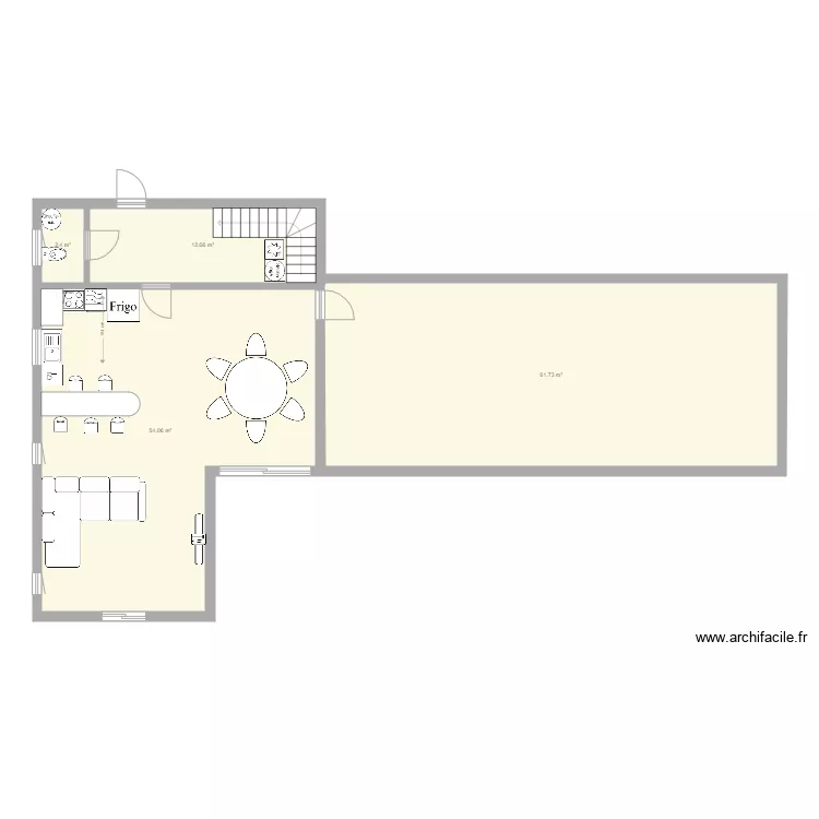 Maison Frost  Marina. Plan de 
