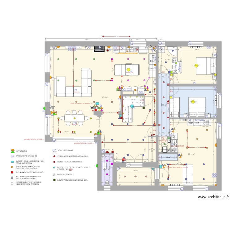 Champforey RDC 2. Plan de 0 pièce et 0 m2