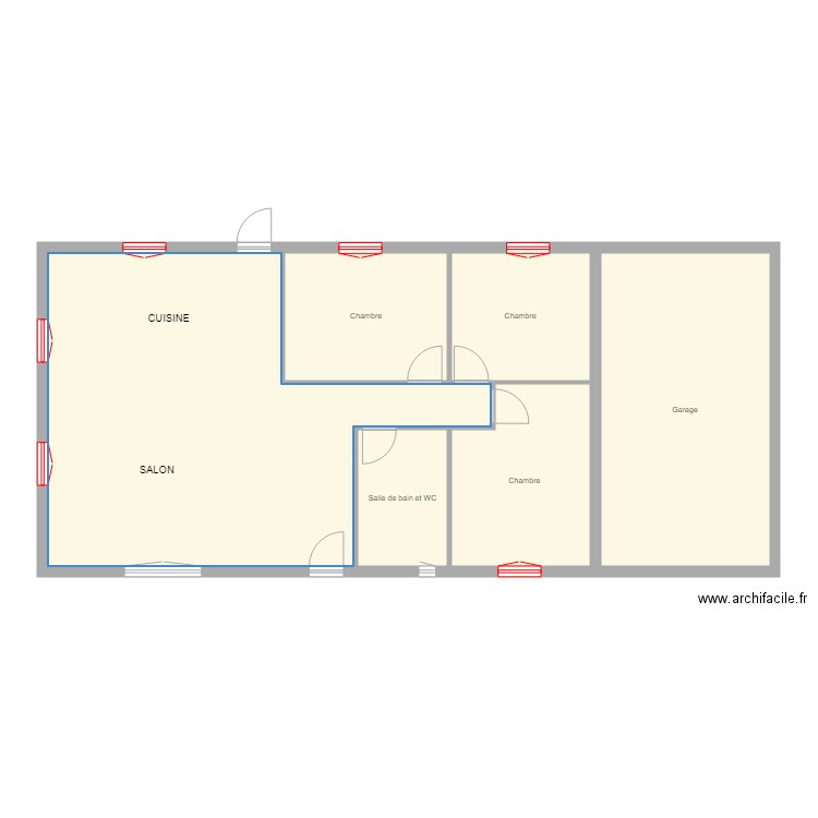 deschamps marcelle et mauricette. Plan de 0 pièce et 0 m2