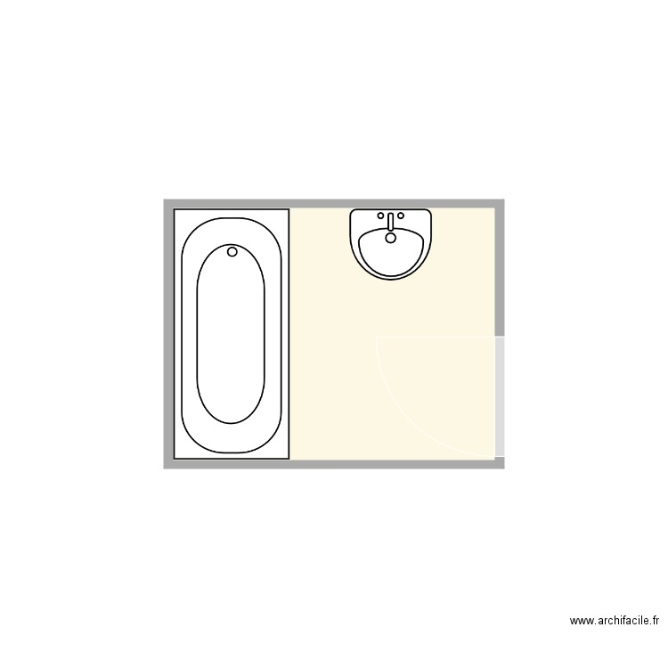 JACQUEMIN SDB existant. Plan de 0 pièce et 0 m2