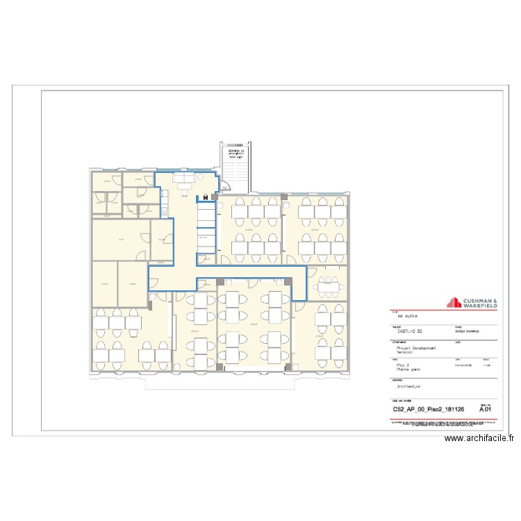 castilho 2eme v2. Plan de 0 pièce et 0 m2