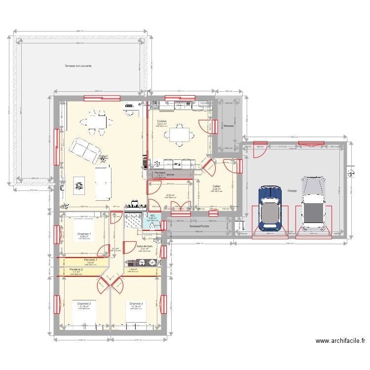 Scali GRANIEU Terrasses. Plan de 0 pièce et 0 m2