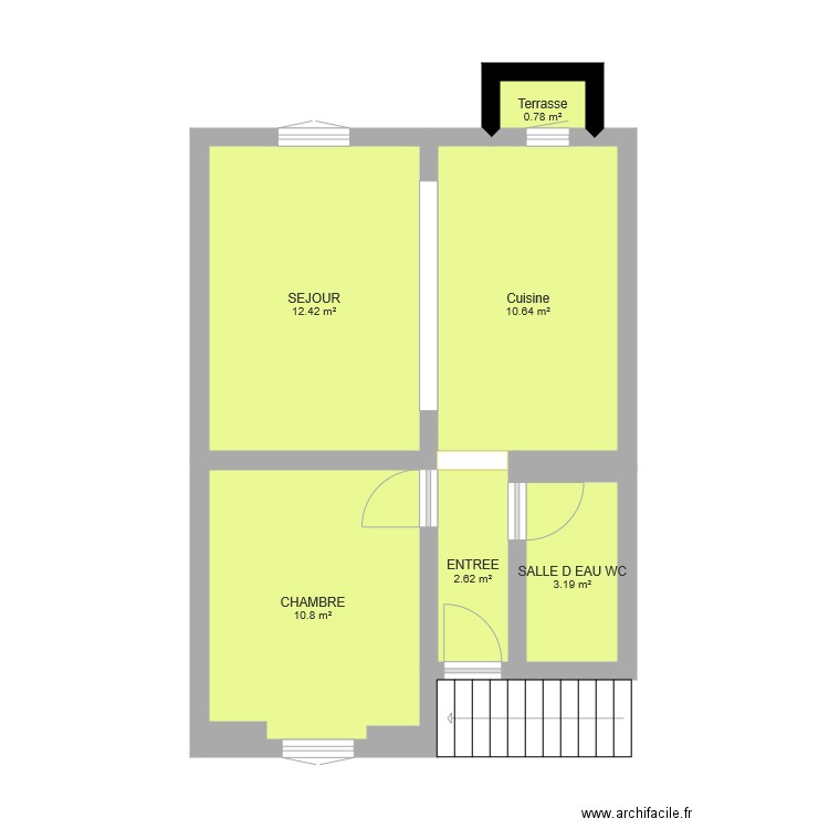 etage 2 lot 3. Plan de 0 pièce et 0 m2