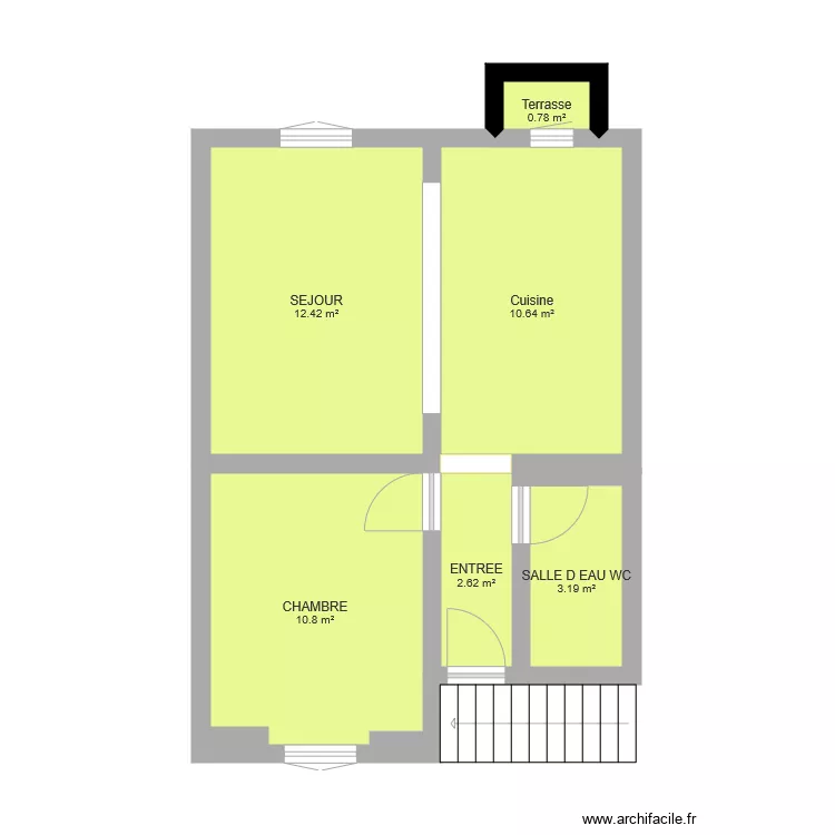 etage 2 lot 3. Plan de 