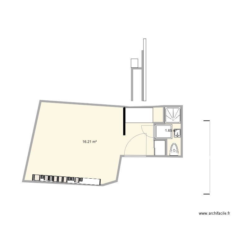 appartement wilfried PROJET 3. Plan de 0 pièce et 0 m2