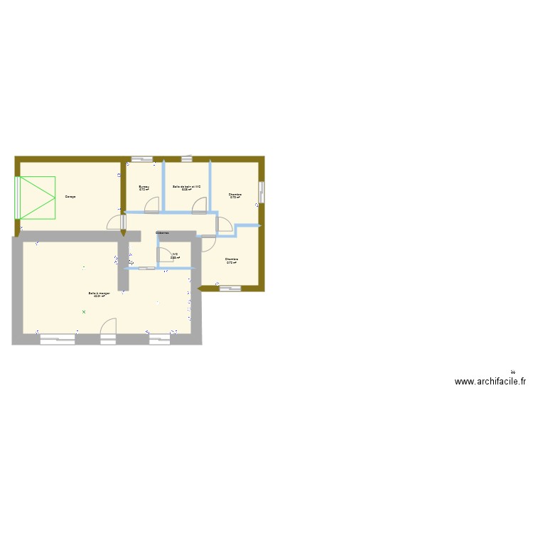 Maison les jaunais. Plan de 0 pièce et 0 m2