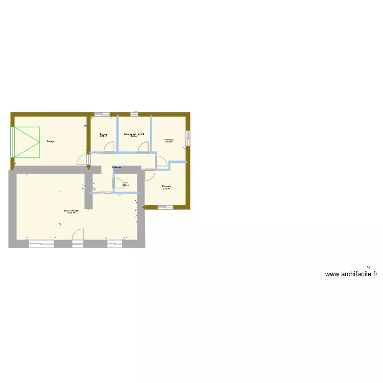 Maison les jaunais. Plan de Maison les jaunais. Plan de