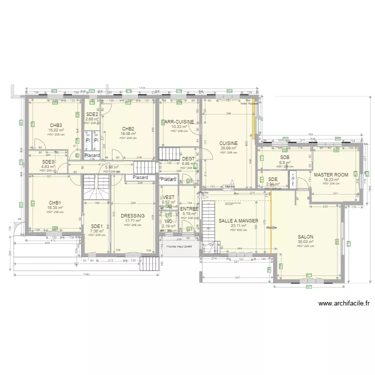 DEDALE 15 nov. Plan de 