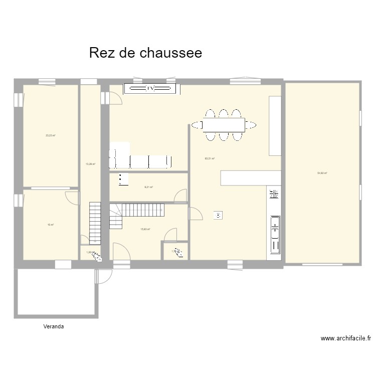 Renovation maison 20221022. Plan de 9 pièces et 229 m2