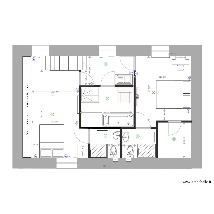 appartement Gournay 6. Plan de 0 pièce et 0 m2