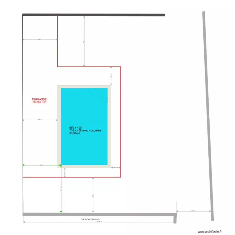 Dalle piscine sans pool 2101. Plan de 