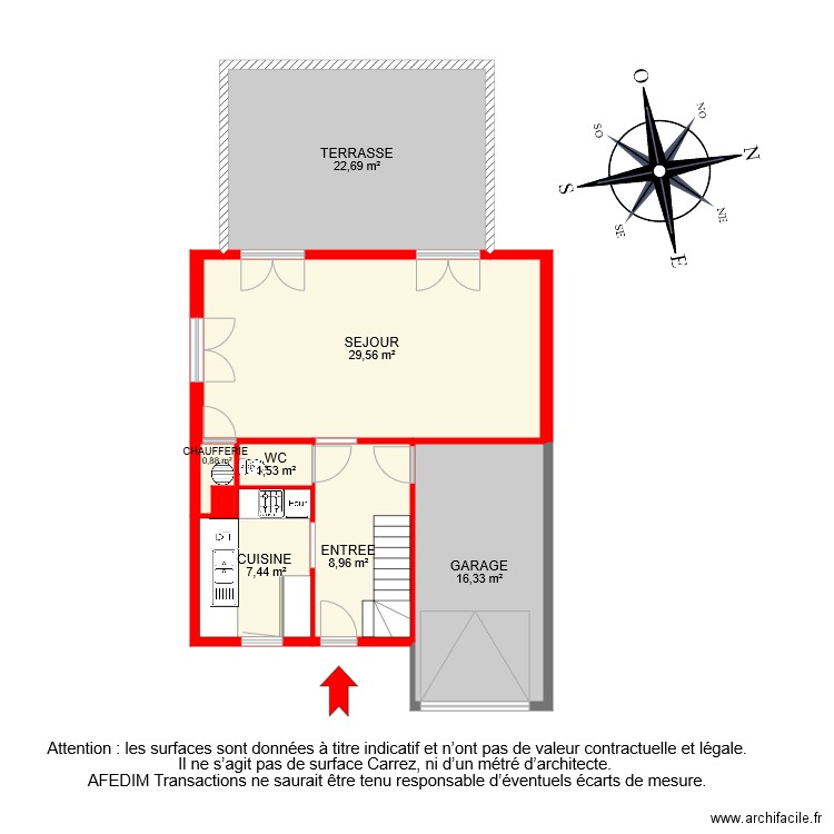 BI 6414 RDC. Plan de 0 pièce et 0 m2