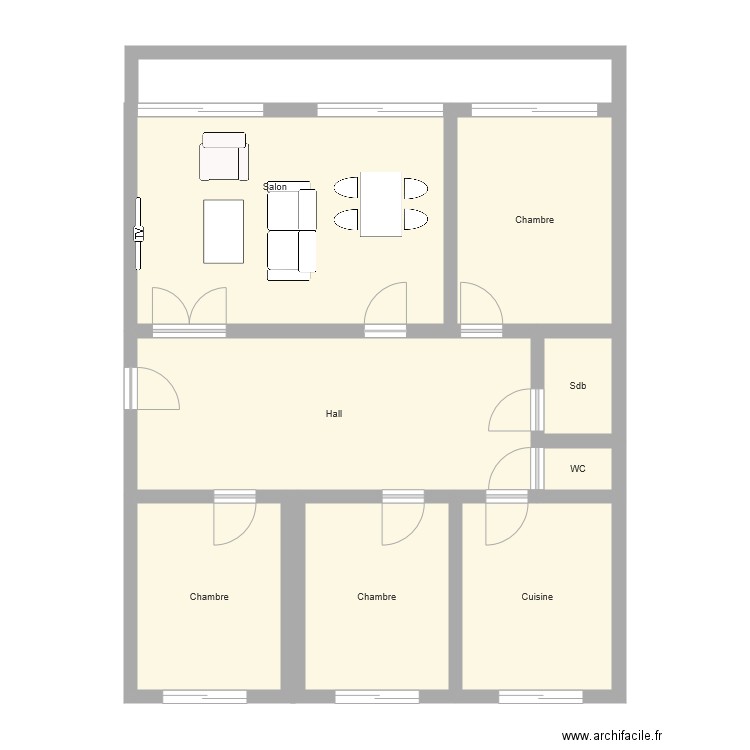 Appartement. Plan de 0 pièce et 0 m2