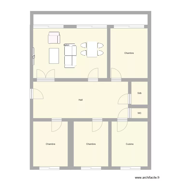 Appartement. Plan de 