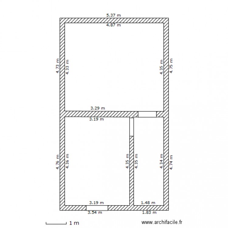 doyar 6 cave. Plan de 0 pièce et 0 m2