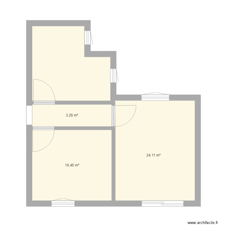 extension. Plan de 0 pièce et 0 m2