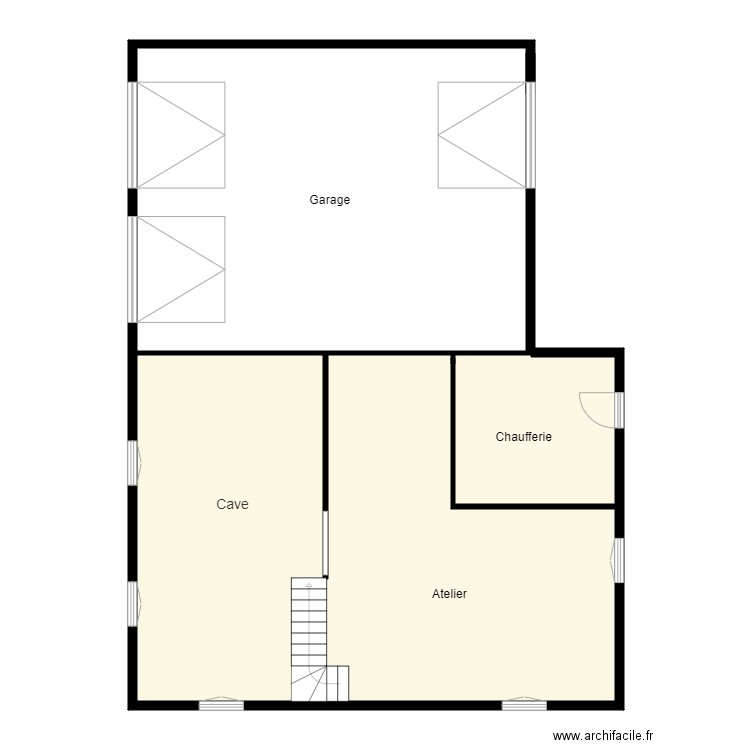 Croquis KRAUSER Sous sol. Plan de 0 pièce et 0 m2