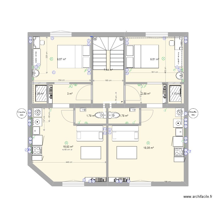 Abbaye 32-Oct_Electricité. Plan de 0 pièce et 0 m2