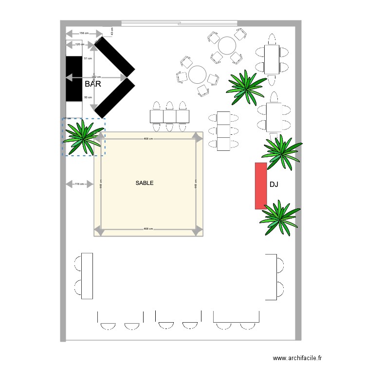 guinguette plan Salon Vignerons. Plan de 0 pièce et 0 m2