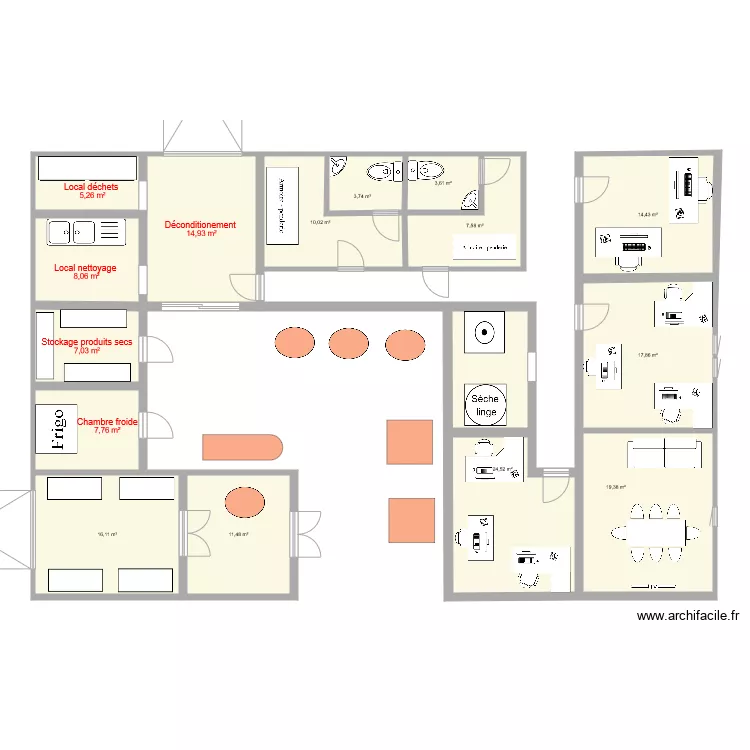 Plan Biscuite. Plan de 