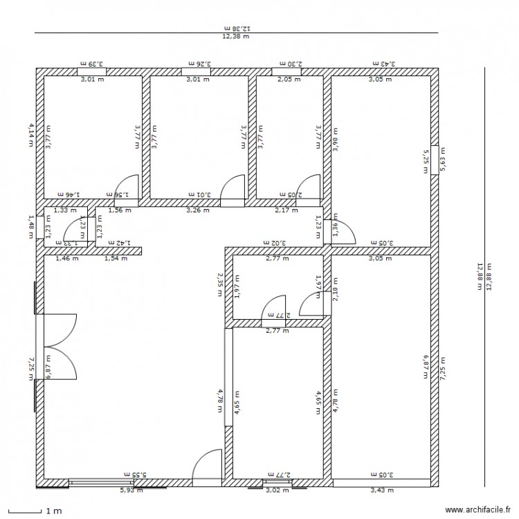 Benin 3. Plan de 0 pièce et 0 m2