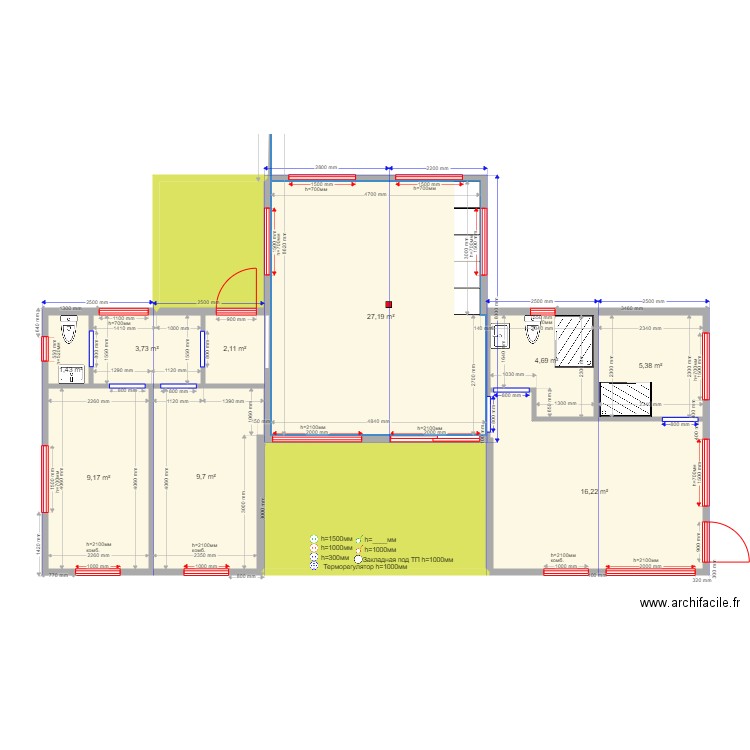 Vladimir 90. Plan de 0 pièce et 0 m2