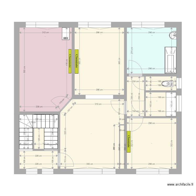 Coudekerque 1 étage 2. Plan de 0 pièce et 0 m2