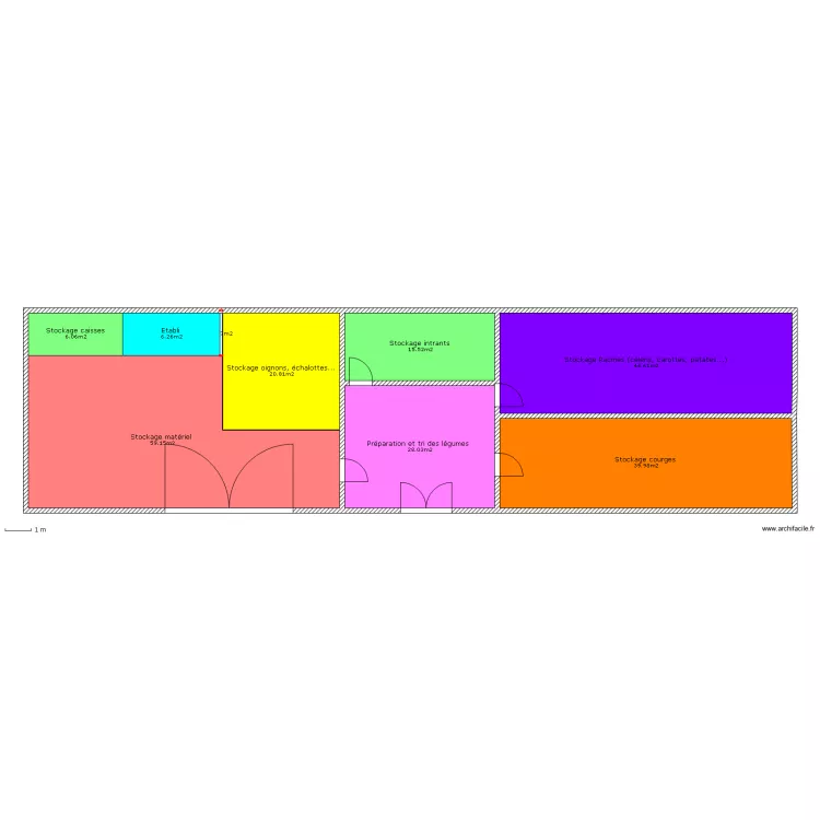 Hangar Potager. Plan de Hangar Potager. Plan de