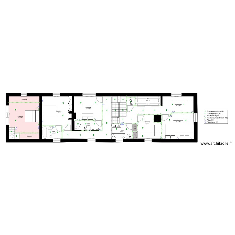 Electricité Rouen R1. Plan de 0 pièce et 0 m2