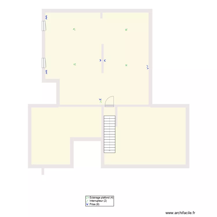 chantier Simon Cave. Plan de 