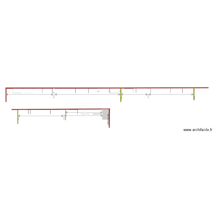 Panneaux publicitaires Gymnase. Plan de 0 pièce et 0 m2