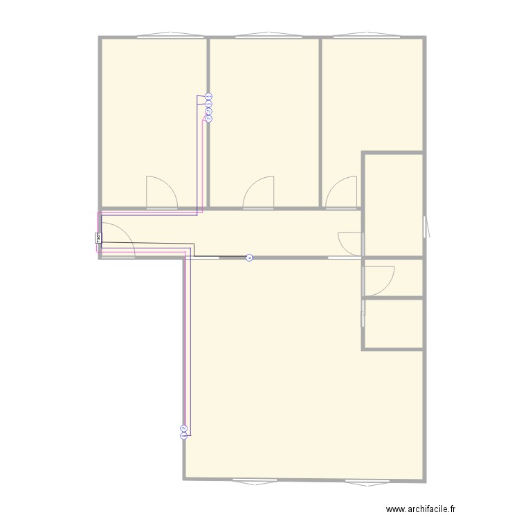 appart st genest Communication TV TEL RJ45. Plan de 0 pièce et 0 m2