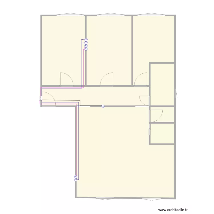 appart st genest Communication TV TEL RJ45. Plan de appart st genest Communication TV TEL RJ45. Plan de