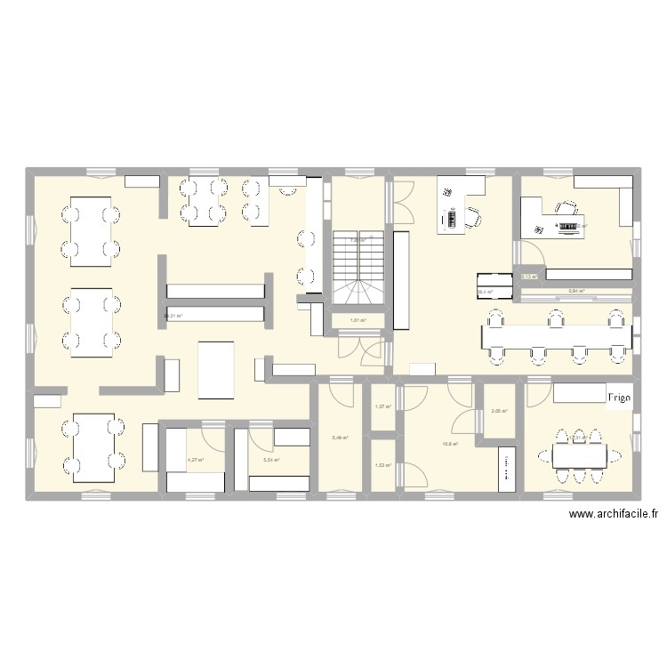 1er étage Alliance dentaire Reims . Plan de 0 pièce et 0 m2
