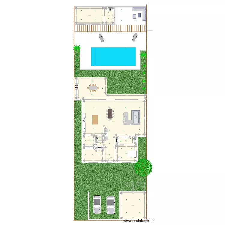 plan maison. Plan de 
