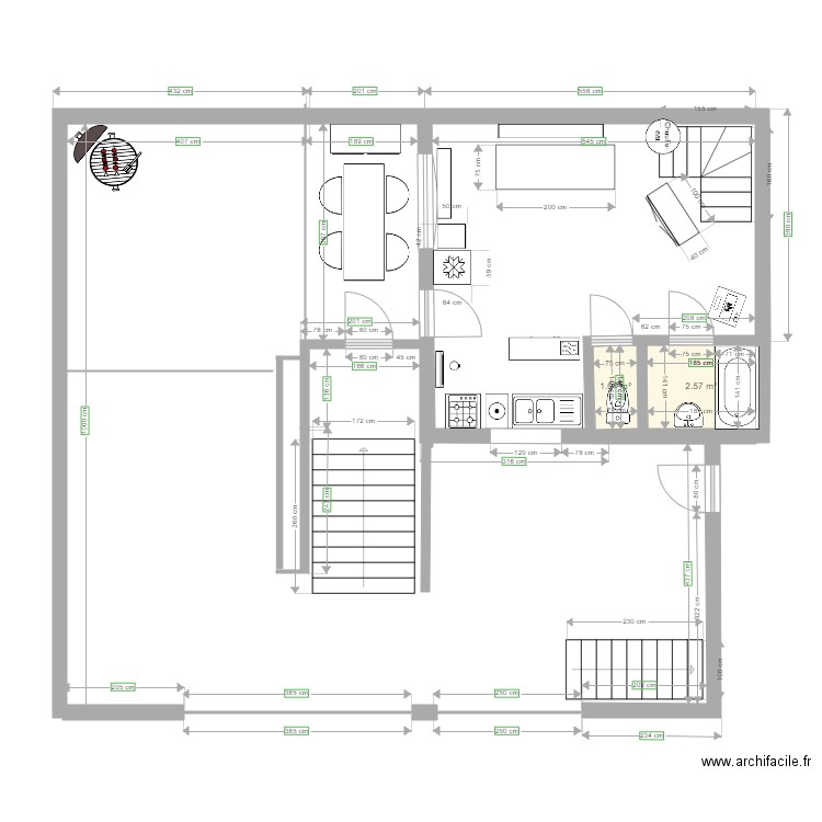 St Martin GM. Plan de 0 pièce et 0 m2