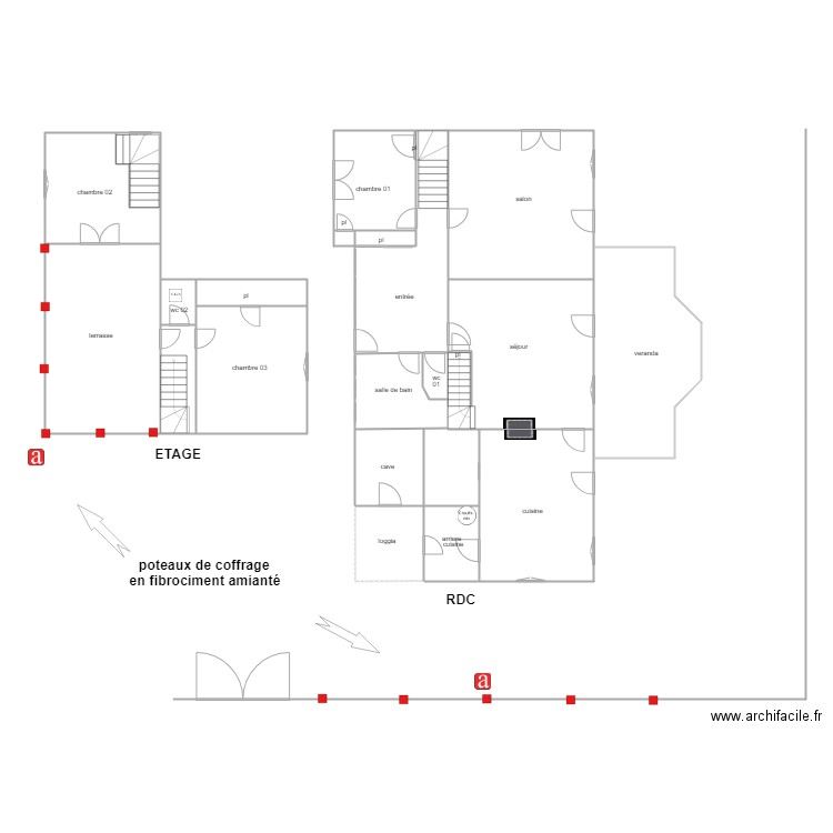 indivision francis am. Plan de 0 pièce et 0 m2