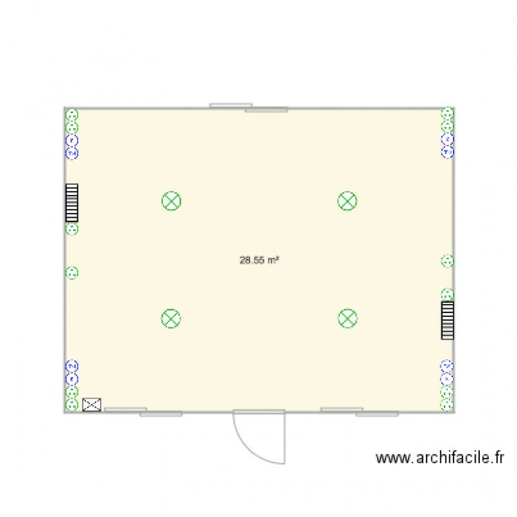 socapeb bureau double. Plan de 0 pièce et 0 m2