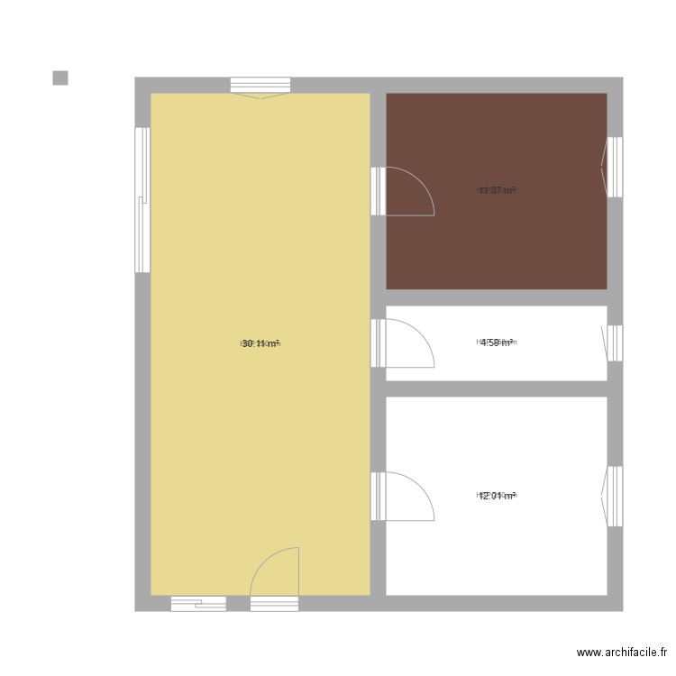 projet maison en bois. Plan de 0 pièce et 0 m2